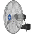Global Industrial Deluxe Oscillating Wall Mount Fan, 24 Diameter, 1/2HP, 8,650CFM 258321